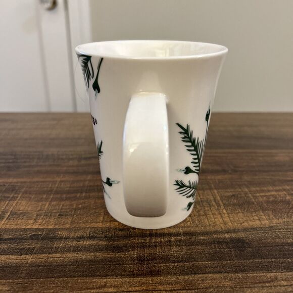 Starbucks 2020 Christmas Holiday 10 oz Coffee Mug Evergreen Branches With Lights - Picture 4 of 8